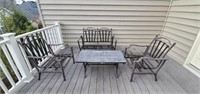 4PC-OUTDOOR SEATING W/TABLE