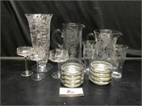 Etched Glassware