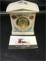 Lenox Poppies Clock