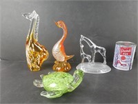 Sculptures en pâte de verre