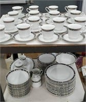 Large set of dinnerware service for 14 plus