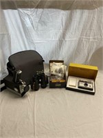 Lot Of Cameras And Binoculars