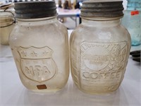 MFA & sunshine coffee quart jars x2