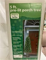5' Prelit Porch Tree