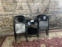 Black Metal Folding Chairs 1 at 8x's the money