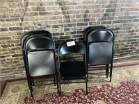 Black Metal Folding Chairs 1 at 8x's the money