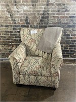 Chair with throw