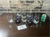 12 Haloween Stemless Glasses