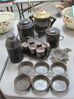 Kitchen tins, spice tins, shaker, fie starter