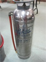 Pyrene Fire Extinguisher chrome  soda acid