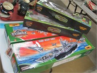 4 plastic aircraft carriers