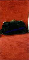Velvet clutch purse