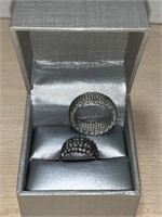 2 Rings Size(s) 9 1/2 & 10 - Sterling & 925 Silver