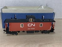 Ho Scale Brass Cnr Modern Caboose - Painted