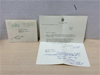 Personal Correspondence From John Diefenbaker 1974