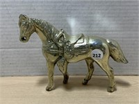 Metal Horse Figure (gold Coloured)