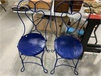 Pair Of Ice Cream Parlor Chairs