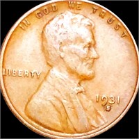 1931-S Lincoln Wheat Penny ABOUT UNCIRCULATED