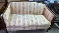 Vintage “Hickory Chair” loveseat (53.5x28x34)