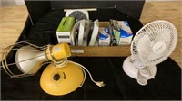 Lightbulbs and various fans