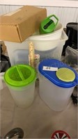 Pitchers, various storage containers and more
