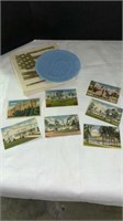Vintage Camp Stewart post cards and Bicentennial