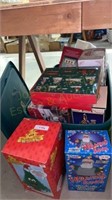 Assorted Christmas village sets