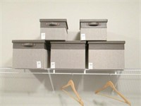 5PC STORAGE BOXES