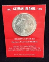 1972 Cayman Islands Commemorative Coin
