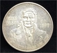Mexico 1977 100 Pesos Coin
