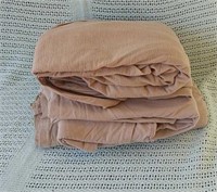 2 fitted tan sheets, 2 regular tan sheets