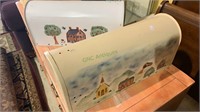 2 Handpainted US mailboxes, standard size