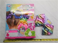 Neon Scrunchie Design Kit & Big Hair Bow