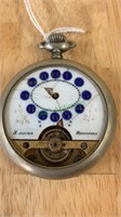 Antique men’s pocket watch, Marked 8 Jewels,