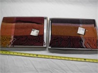 (2) Wool Scarves