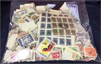 World wide stamps, bag containing approximately