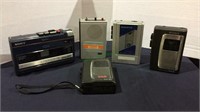 Vintage electronics, lot of 5 electronics, Sony