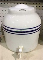 Tea jug, ceramic and plastic tea jug white with