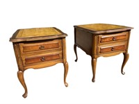 Vtg Wooden End Tables/ Night Stands