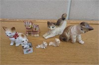 Ceramic Cat Lot