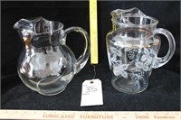Beautiful vintage pitchers