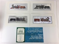 Robert Kern Historic Locomotive Color Etch Prints