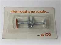 Vintage ICH Intermodal Brain Puzzle