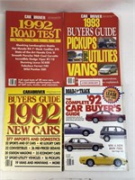 Mixed 70s through 1990s Car and Driver Magazine