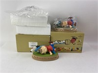 2 Hallmark Peanuts Snoopy/Linus Ceramic Figurine