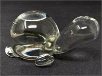 Vintage Glass Turtle Paperweight