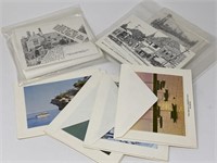 Vintage Detroit C.A Powell Greetings Cards