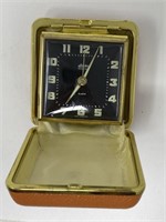 Vintage Linden Black Forest Portable Clock