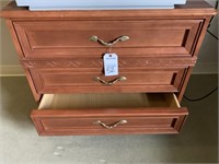 3 drawer stand very detailed. 32" L 29” h 17” d
