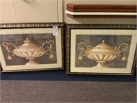 Matching framed pictures 28 x 37